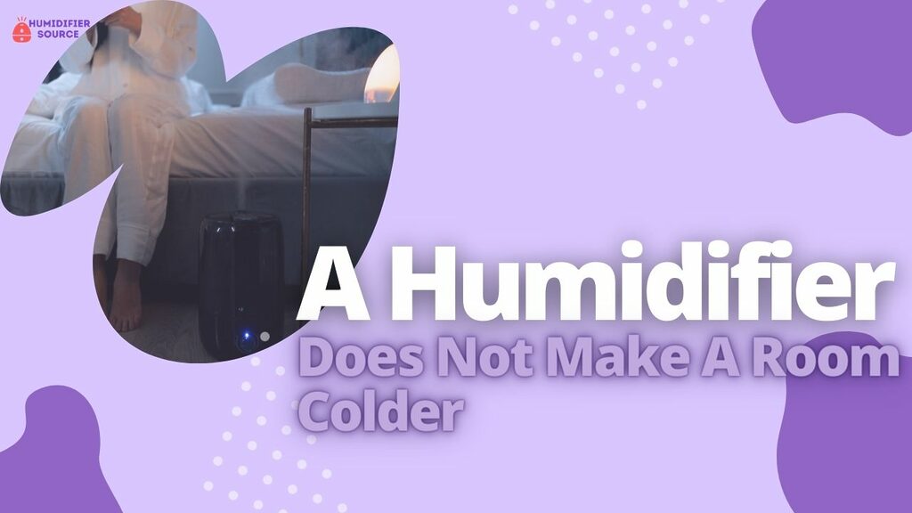 A person sitting on the bed which is next to a humidifier
