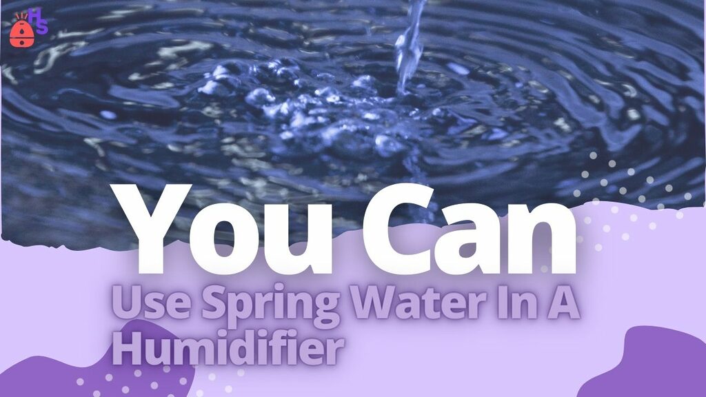 Spring water trickle